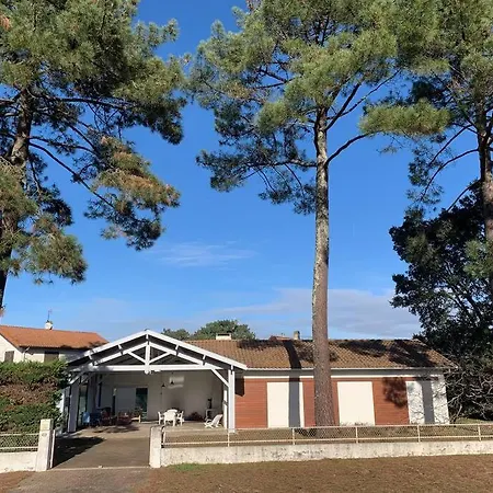 Villa Piscine Bord De Foret Mimizan Exterior photo
