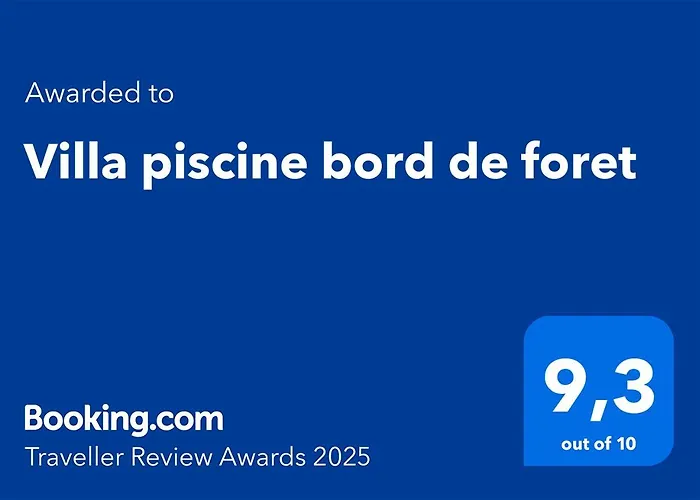 Villa Piscine Bord De Foret